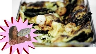 Pasticcio di Asparagi con Gamberi e Ricotta  Le Ricette di Alice [upl. by Regnij820]