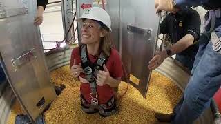 Farm Safety A Rescue Simulation from Grain Engulfment [upl. by Nwahsirhc]