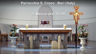 S Messa ore 1900  24102024  Parrocchia Santa Croce  Bari [upl. by Egres]