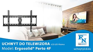 Perto4F – płaski uchwyt ścienny do telewizorów LCD LED Plazma 32″65″ [upl. by Ala]