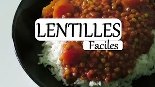 LENTILLES FACILES [upl. by Mines]