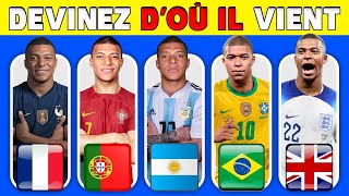 Devinez le joueur de football en utilisant des EMOJI et son numéro de maillot ainsi que leur pays⚽️ [upl. by Darline]