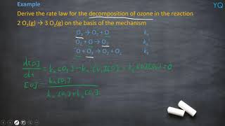 SteadyState Approximation Example 2 [upl. by Etnoel337]