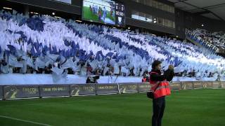 Malmö FFHelsingborg 20110524 Den avbrutna matchen Läktarfilm [upl. by Anatola]