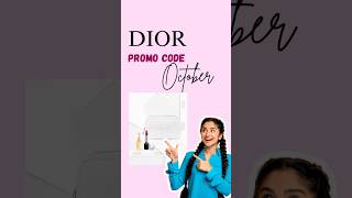 DIOR promo code October 2024 😍 JUST IN jadore beauty gwp [upl. by Enelez]