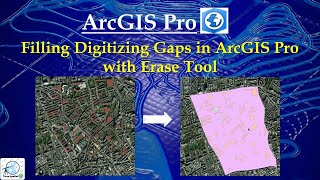 Filling Digitizing Gaps in ArcGIS Pro with Erase Tool [upl. by Anauqaj]