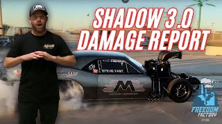 Shadow 30 Damage Report from Hitting Cleetus’ Crown Vic [upl. by Botzow602]