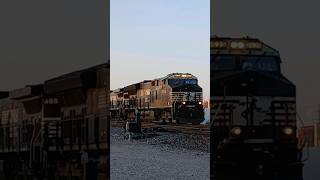 NS ET44 leads a coal train norfolksouthern [upl. by Kimble812]