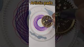 short satisfying spirograph spiroart oddlysatisfying spirography relaxing viral arttherapy [upl. by Nawuq]