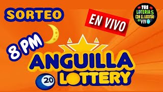 Transmision Sorteos ⭐Anguilla Lottery 8 pm VIVO de hoy martes 3 de diciembre del 2024 [upl. by Eelrehpotsirhc10]