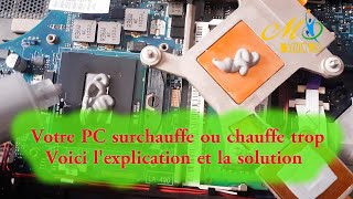 Votre PC surchauffe ou chauffe trop  Voici lexplication et la solution [upl. by Olzsal]