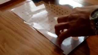 Self Adhesive Laminating Sheet Tutorial [upl. by Ahsrats]