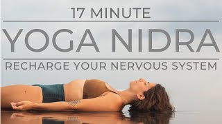 15 minute yoga nidra  recharge your nervous system [upl. by Ardnuhsal]