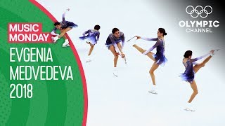 Evgenia Medvedevas short program at PyeongChang 2018  Music Monday [upl. by Gneh]