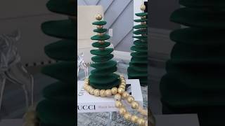 Pinitos Navideños con tela de fieltro 🌲 navidad diynavidad pinosnavideños pinosconfieltro [upl. by Olegna]