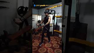 Gym workout 🏋🏻‍♂️ fitness excercise gym workout youtube shots [upl. by Dacie]