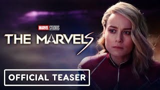 The Marvels  Official Teaser Trailer 2023 Brie Larson Teyonah Parris Iman Vellani [upl. by Llerrah]