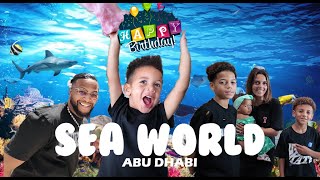 ON FETE LANNIVERSAIRE DE ZAYN A SEA WORLD ABU DHABI [upl. by Rodablas]