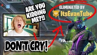 FORTNITE STREAMER ATTACK You Have Been Eliminated by EvanTubeHD Stream Sniper Evan 2 [upl. by Goldshell]