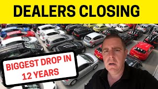 USED CAR SALES START TO COLLAPSE [upl. by Arodnahs]