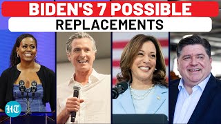 Bidens 7 Possible Replacements As Presidential Candidate After Trump Debate Debacle  USA Election [upl. by Kciredes]