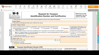 How to Fill W9 Form [upl. by Ramed440]