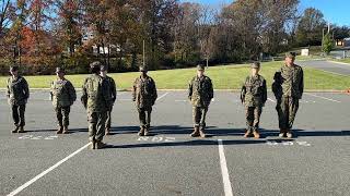 CC MCJROTC 1st Year unArmed Squad Drill Competition at Heritage High School Nov 16 2024 [upl. by Eelnyl]