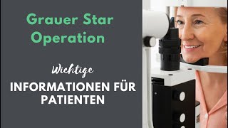 Grauer Star  wichtige Infos [upl. by Aileda]