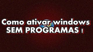 Como ativar windows 7 e remover compilação 7601 sem programas [upl. by Anippesuig335]