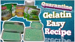 How to make easy gelatin Recipe [upl. by Britteny]