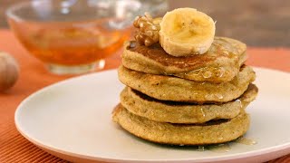 TORTITAS de AVENA y PLÁTANO 🥞🍌 Un desayuno saludable fácil y rápido ¡en 15 minutos Cocinatis [upl. by Nerraw]