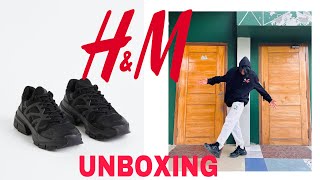 HampM Chunky Trainers Shoe  Unboxing Video 2023  review hm unboxing review [upl. by Belford604]