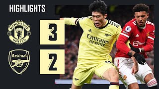 HIGHLIGHTS  Manchester United vs Arsenal 32  Premier League  Smith Rowe Odegaard [upl. by Orfurd]