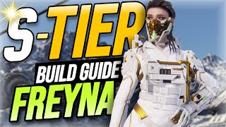 THE BEST FREYNA BUILD STIER SOLO HARD BOSSES  THE FIRST DESCENDANT BUILD GUIDE  MAX SKILL DPS [upl. by Eveline]