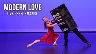 Modern Love Live Performance [upl. by Idnor]