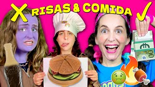 ¡24 Horas de Retos de Comida ÉPICOS 🍭🍔 Comiendo JUGUETES y POP IT Vs GOMINOLAS y CHOCOLATE 🍬🍫 [upl. by Asiled]