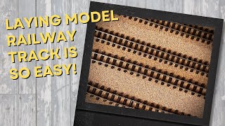 How To Lay PERFECT Track on a Model Railway Layout with Ease [upl. by Kirk880]