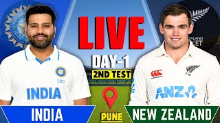 India vs New Zealand 2nd Test Day 1  IND vs NZ Live Match  Live Cricket Match  Session 2 [upl. by Gery6]