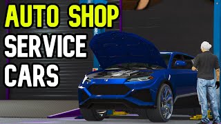 Gta 5 Auto Shop Service Cars  Auto Shop Customer Cars [upl. by Leonsis233]