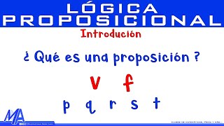 Lógica proposicional  Introducción [upl. by Keven]