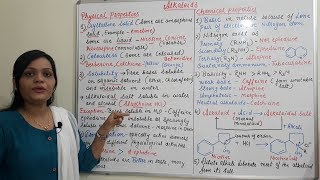 Class 46 Alkaloid Part 02  Properties of Alkaloid  Physical amp Chemical Properties of Alkaloid [upl. by Lesirg319]