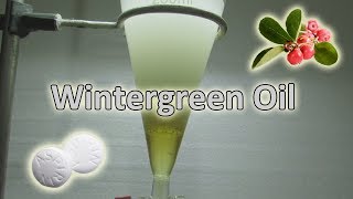 How to make Wintergreen Oil from Aspirin and Ethanol  Bonus How NOT to make Wintergreen Oil [upl. by Dahc]