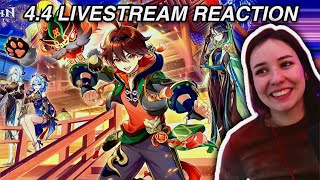 44 LIVESTREAM REACTION amp DISCUSSION GAMING XIANYUN amp CHEN YU VALE  Genshin Impact [upl. by Anrim299]