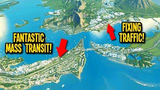 How I Fixed My Citys Traffic Nightmare in Cities Skylines [upl. by Verla]