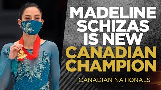 Madeline Schizas is Canadas new national champ unofficially punches ticket to Olympics [upl. by Aineval]