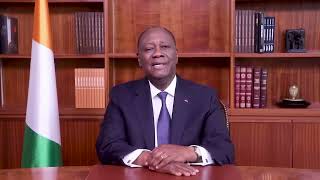 Discours à la Nation du Président de la République Alassane Ouattara du 31 décembre 2022 [upl. by Ardnat68]