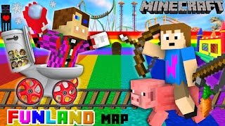 Minecraft FUNLAND 3  TAG 1 [upl. by Geraud]