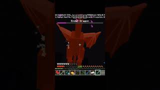 first time and Dragon defeat minecraft shots 😂😂 [upl. by Eigger]