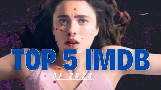 Top 5 Highest IMDb Rating Movies of 2024 [upl. by Nner]