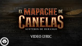 Los Austeros de Durango  El Mapache De Canelas Letra Oficial [upl. by Helman775]